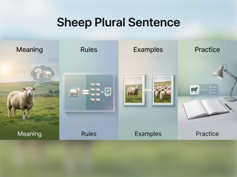 Sheep Plural Sentence